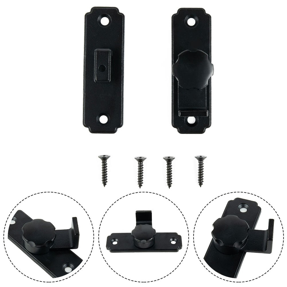 Door Lock Barn Door Lock Black Door Latch Sliding Door Hasps For