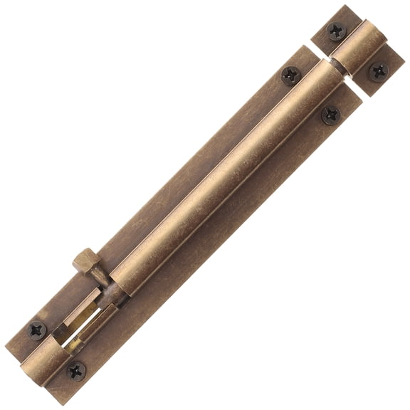 Door Lock Bolts Locks Antique Villa Latch Slide Pure Copper Cylinder Surface Mounted