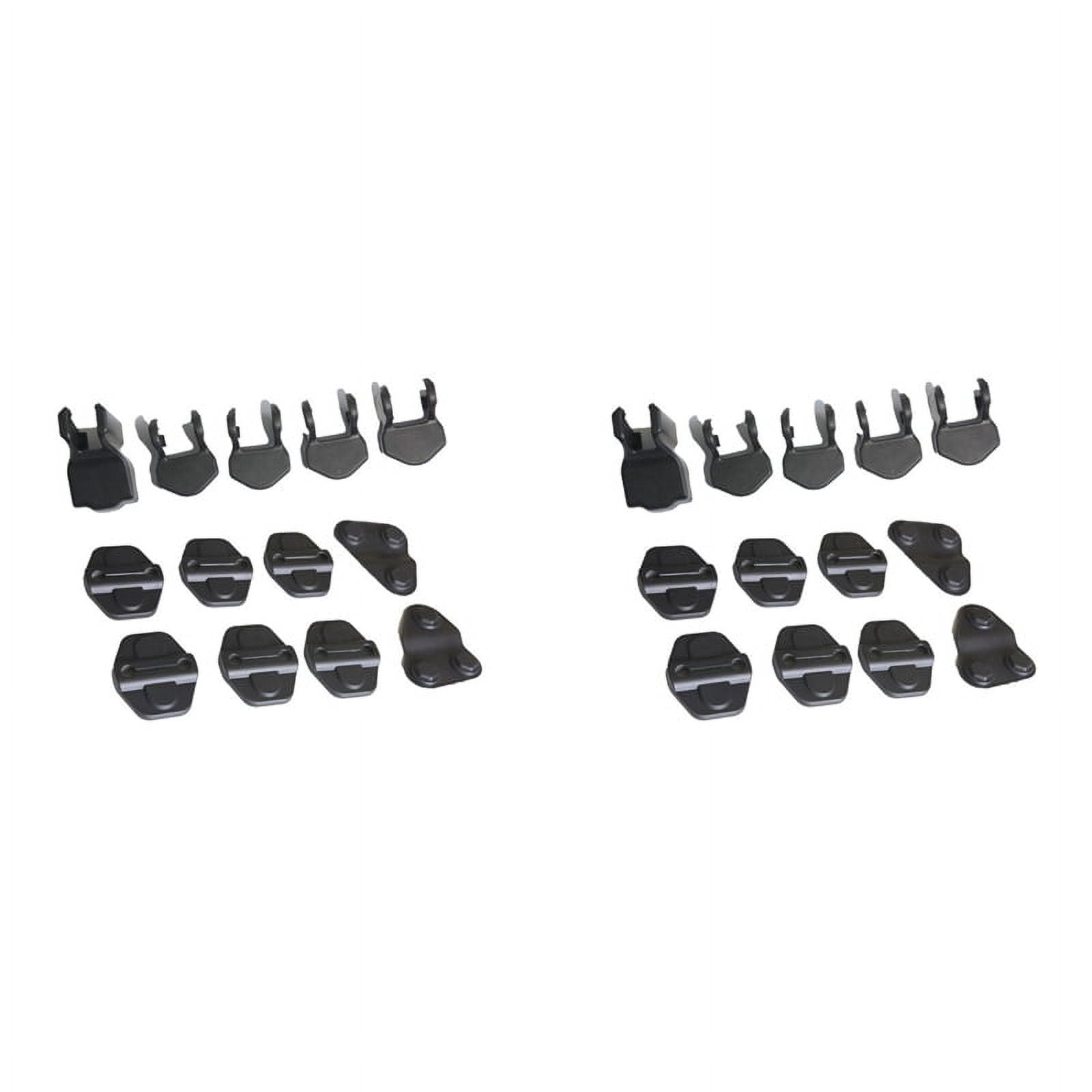 Door Lock Cover & Door Screw Cover Trim Accessories for Jeep Wrangler JL 2018-2022 Gladiator JT 2020-2022