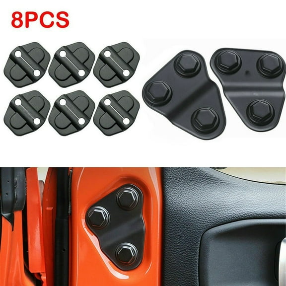 Door Lock Cover Screw Protector Trim For Jeep for Wrangler for JL JT for Willys 2018-2021