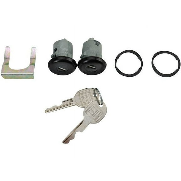 Door Lock Cylinder 2 Piece - Compatible with 1969 - 1979 Chevy Nova 1970 1971 1972 1973 1974 1975 1976 1977 1978