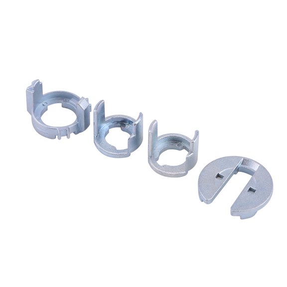 Door Lock Cylinder Repair Kit 7 Pcs Front Left Right Compatible with BMW E46 3 Series 1998-2005