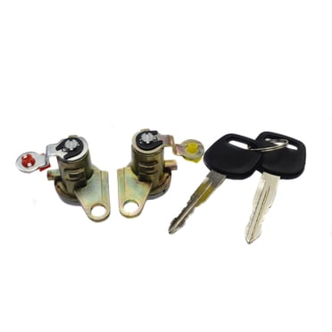 DOOR IGNITION TRUNK LOCK CYLINDER WITH KEYS TOYOTA COROLLA EE90 E9 87...