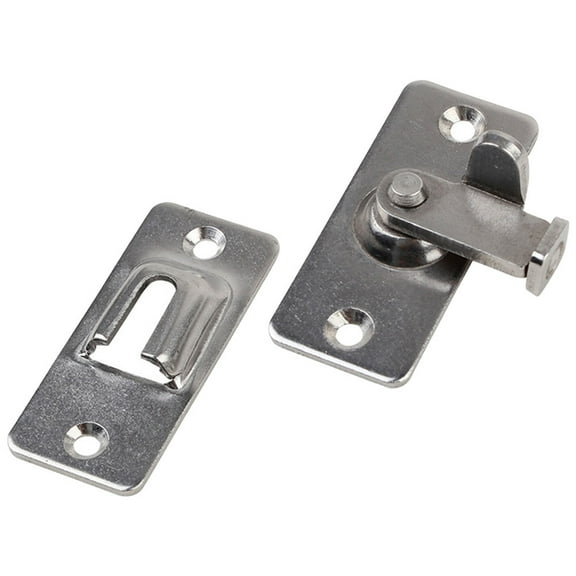 Door Lock Double Locks Safe for Home 90 Degree Angle Bolt Barn Deadbolt Stainless Steel