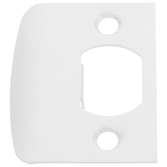 COMPUKAS Latch Guidance Strike Plate White 1Set 2.2x1.8x0.04In