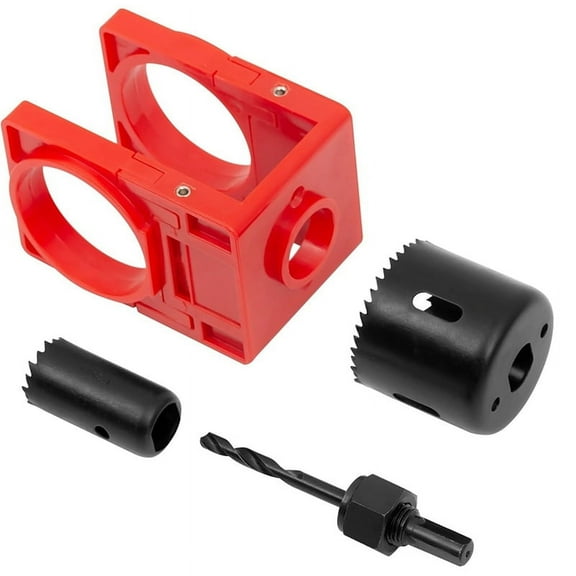 Door Lock Installation Kit, Metal Hole Saw Knob Kit for Deadbolts and Locksets