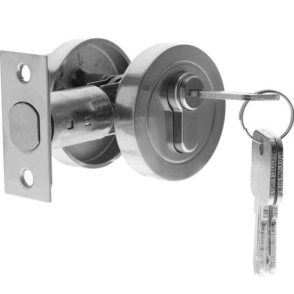 MERRYHAPY Single Cylinder Deadbolt Security Door Lock Zinc Alloy Set for Home Safety