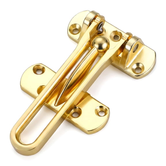 Door Lock Latch, Security Door Locks with Swing Bar for Front Door, 4.09 × 2.56 Inch, Lion Latch for Home and Shed Door