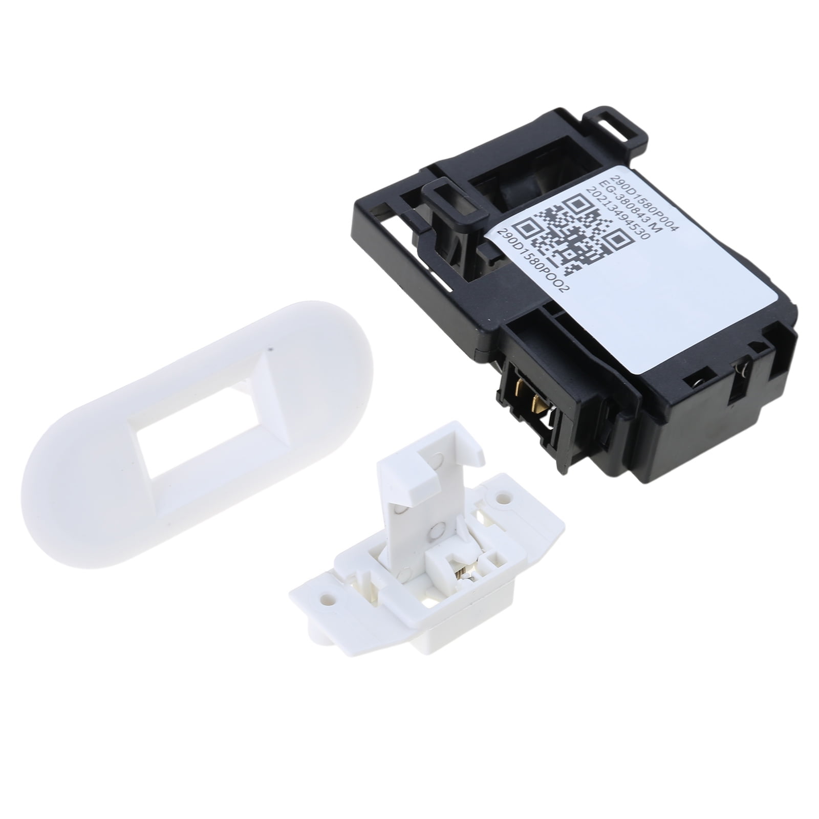 Door Lock Assembly Set Lid Lock Switchs Maintenance Plastic Texture Service Replacement Set WH01X27954 WH01X24381
