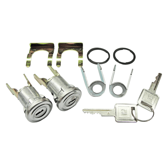 Door Lock Set With U-Pawl For 1955-1957 Pontiac and 1954-1956 Buick Models