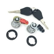 Door Lock Set with Keys - Compatible with 1986 - 1991 Nissan D21 1987 1988 1989 1990