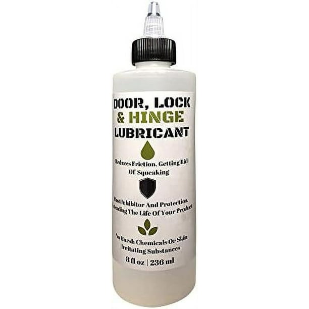 Door, Lock, and Hinge Lubricant 8 Great for Sliding Doors, Garage