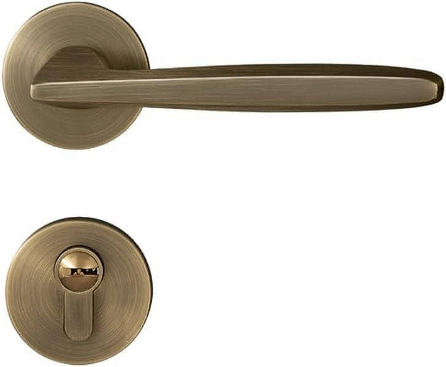 Door Locks American Indoor Wooden Door Handle Lockset Mute
