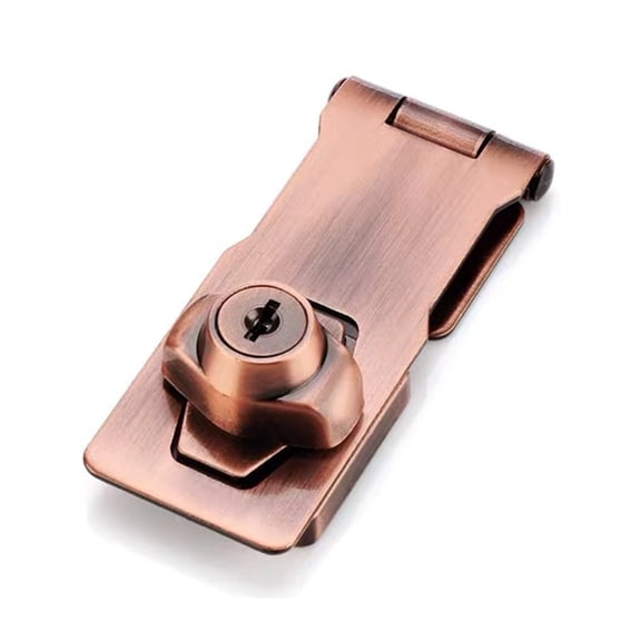 Door Locks Hasp for Keyed Hasp Locks Twist Knob Keyed Locking Hasp Packlock Clasp Hasp for with