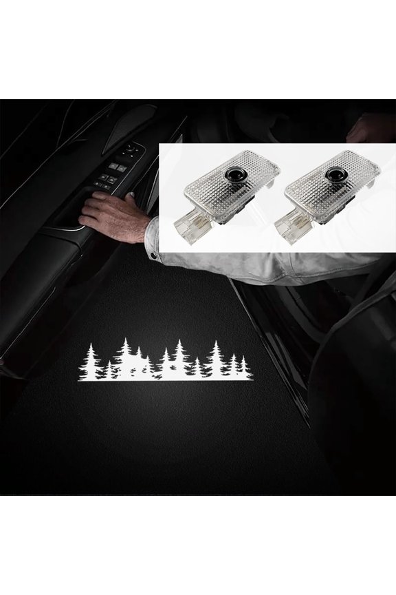 Door Logo Lights Puddle Lights Compatible with Forester Outback Ascent  LED Projector Door Shadow Light Accessories (P3)