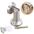 thumbnail image 1 of Door Magnetic Catch Holder Stopper Doorstop Brushed Conceal Screw Floor Mount, 1 of 8