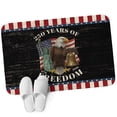 Door Mat 31.5"x47.2", Anniversary USA Flag Non Slip Backing &amp; Low ...