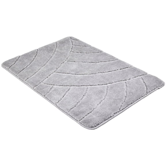 Door Mat, 35.83 x 24.02 Inch, Front Door Mat Outside Entrance with Non-slip TPR Backing, Dirt-Resistant & Absorbent, Easy to Clean, Low-Profile Doormat for for Entryway, Patio, Porch, Grey