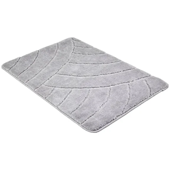 Door Mat, 35.83 x 24.02 Inch, Front Door Mat Outside Entrance with Non-slip TPR Backing, Dirt-Resistant & Absorbent, Easy to Clean, Low-Profile Doormat for for Entryway, Patio, Porch, Grey