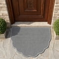 thumbnail image 1 of Door Mat 36" x 24", Half Circle Non Slip Washable Entry Rug, Low Profile Absorbent Doormat for Front Door, Back Door, Entryway, Kitchen – Soft Semicircle Indoor Floor Mat, 1 of 7