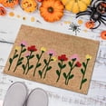 thumbnail image 1 of Door Mat Clearance Vintage Wildflower Natural Doormat Retro Floral Welcome Floor Mat Non-Slip Spring Entrance Door Rugs for Indoor Outdoor Home Bathroom, 1 of 6