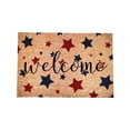 thumbnail image 1 of Door Mat Durable Door Mats Independence Day USA Welcom Outdoor Doormat Coir Doormats with Non Slip Backing 4th of July Patriotic Door Mat Memorial Day Easy to Clean Entry Mat for Front Porch 16x24 IN, 1 of 8