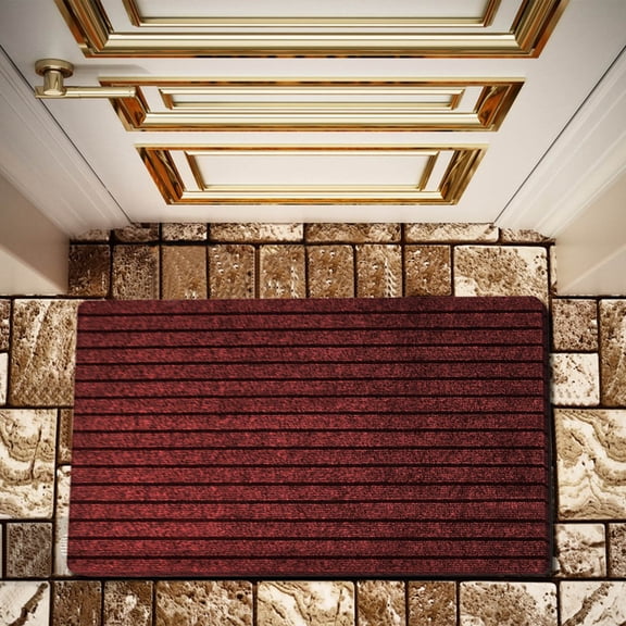 Door Mat for Entryway Indoor Outdoor - Absorbent Carpet Rugs for Living Room Kitchen Entrance - Non Slip Dirt Trap Floor Mat - Washable Doormat - Cut to Size Home Mat for Front Door