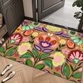 thumbnail image 1 of Door Mat Floral, Flower Doormat,Colorful Spring Door Mat Indoor Entrance for Outside Entrance, Floral Outdoor Rug 32x20 Inch, 1 of 6