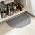 thumbnail image 1 of Door Mat Half Round Entryway Rug Dirt Trapping Non Slip Floor Mat Waterproof Durable Easy Clean Low Profile Design, for Front Door Entryway Patio Indoor Outdoor Home Use, 1 of 6
