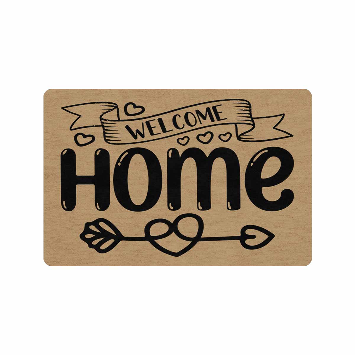 Door Mat with Heavy Duty Backing, Doormat, 24X16 Inches 30X18