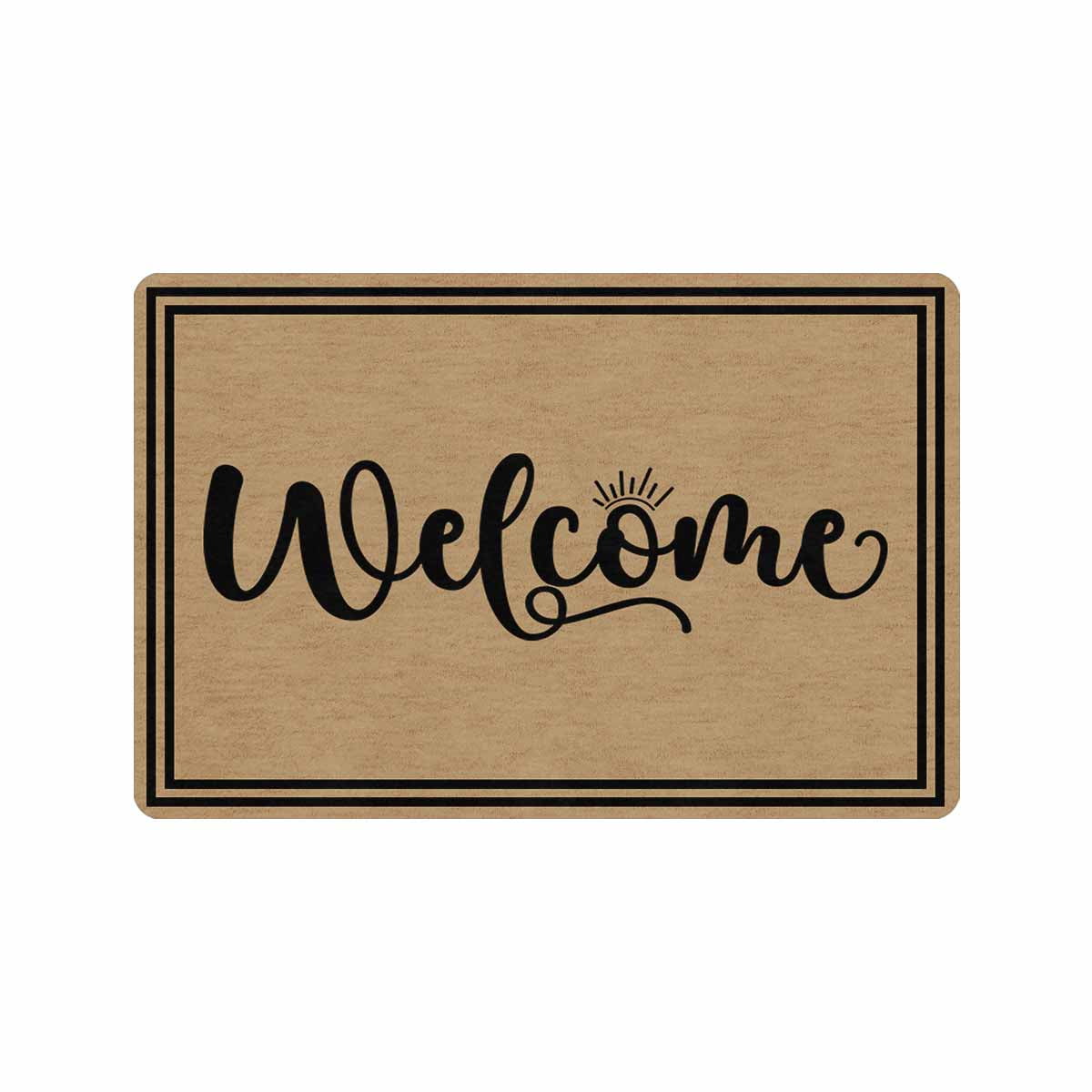 Door Mat with Heavy Duty Backing, Doormat, 24X16 Inches 30X18