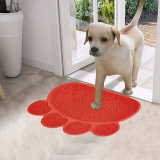 Aimuan Colorful Dog Paw Print Area Rug Nursery Soft Fun Puppy Dog Decor  Bones Rugs Cute Flannel Floor for Living Bedroom (5x8 feet, Black)