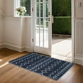 thumbnail image 1 of Door Mat Indoor Entrance Inside Door Mat Rug Non Slip Washable Kitchen Rug for Floor Bathroom Rugs,Kitchen,Hallway,Office,Sink,Laundry,Dark Blue Black, 1 of 6