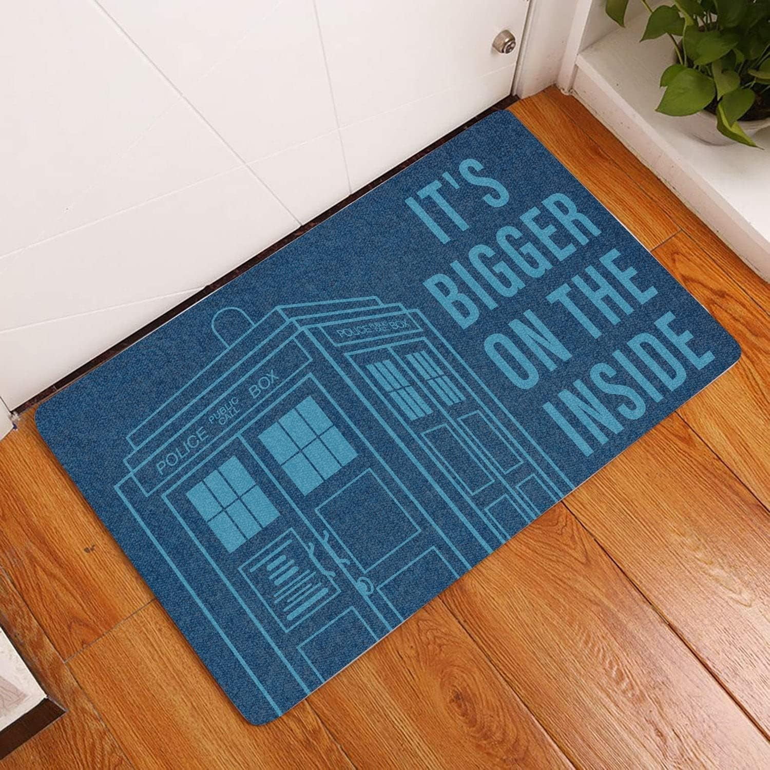 Door Mat Indoor Front It's Bigger On The Inside Doormat Mat