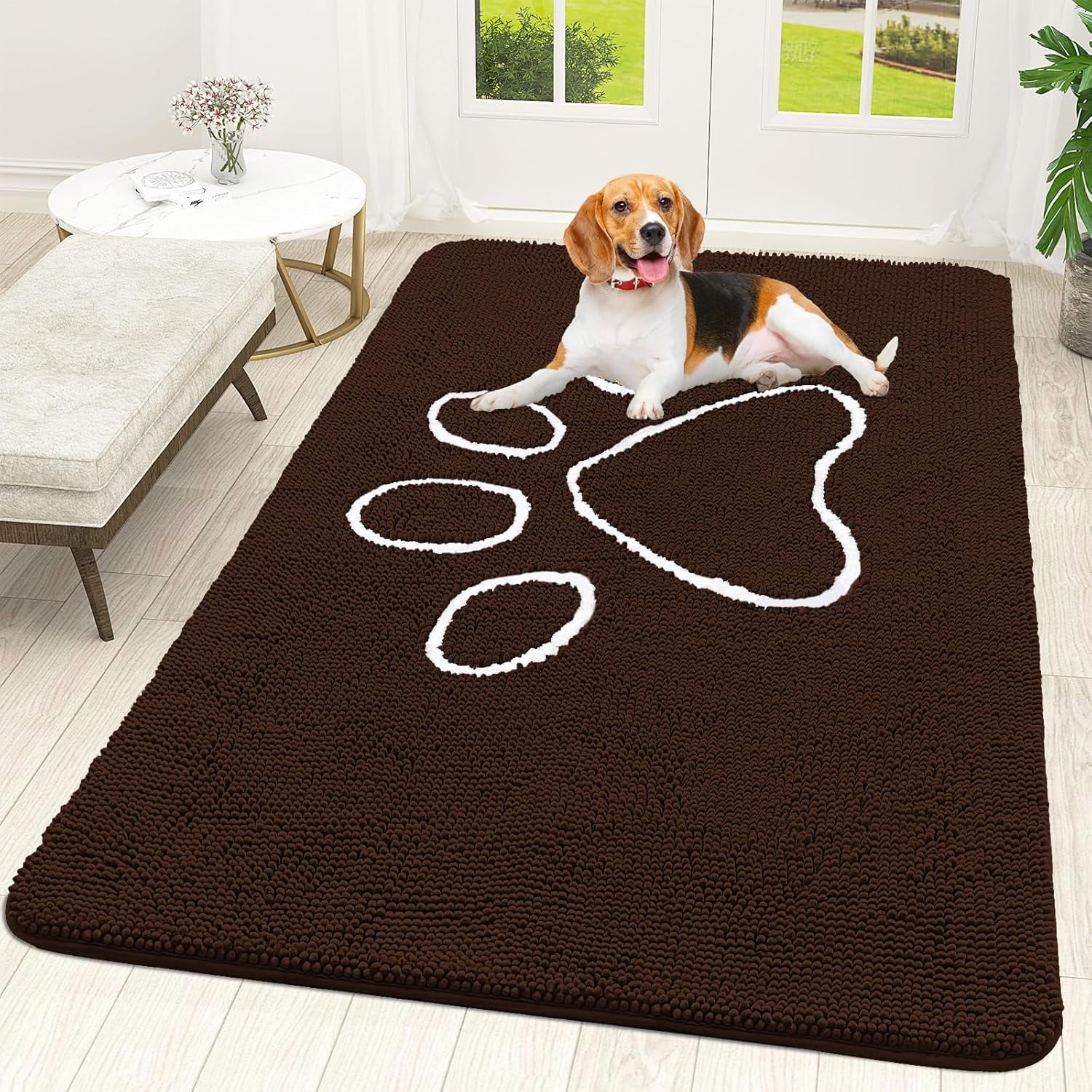 Dry Dog Foot Mat Door Mat For Muddy Dog Paws 59x35, Ultra
