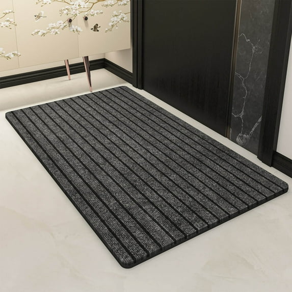 Door Mat Outdoor Entrance, DELESYS Extra Durable Front Door Mat Outside, Heavy Duty Welcome Mat for Outside Entry, Back Door Mats Non Slip, Waterproof All-Season Doormats, 60*40cm