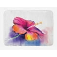 thumbnail image 1 of Door Mat Outdoor Entrance Funny Flower Bath Mat Hibiscus Flower in Pastel Abstract Colorful Romantic Petal Pattern Artwork Bath Rugs Front Door Mat Pink Tones Welcome Mats for Porch Home 16x24In, 1 of 5