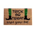 Door Mat Outside Entrance Doormat Trick Or Treating Cute Decor Wipe