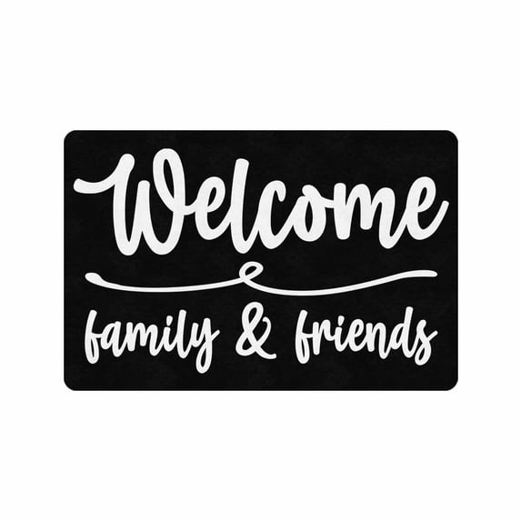 Door Mat Outside,Welcome Mat for Front Door,Thanksgiving Indoor Outdoor Non-Slip Rugs, Doormat for Farmhouse Home Porch Decorations 24"x16" 30"x18"