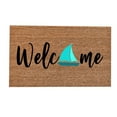 thumbnail image 1 of Door Mat Summer Outdoor Decor Welcome Mat for Front Door Boat Beach Funny Cute Outside Mat for Door Deal of The Day Entrance Mat for Entrance Front Porch Entry Mat Outdoor Indoor Home Decor 16x24IN, 1 of 1