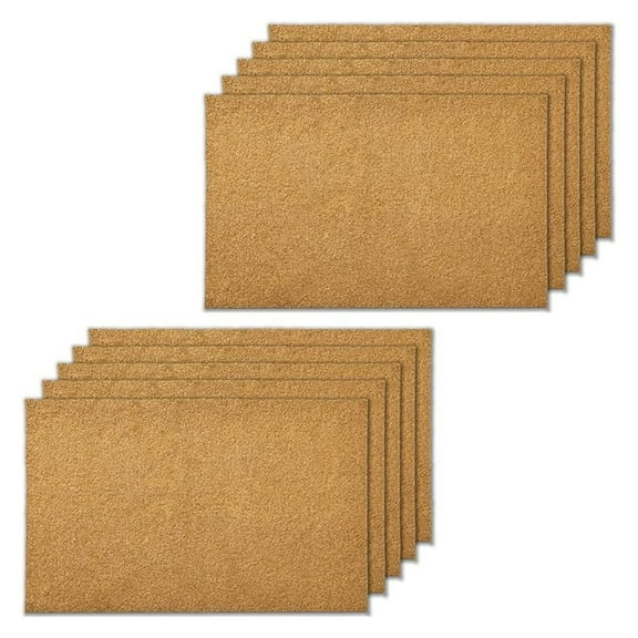 Door Mat Welcome Outdoor Mat: Artificial Coir Doormat for Indoor Outdoor Outside Home Entrance - Blank Plain Door Mats for Crafting Painting - Ultra Thin Door Mat for Front Door 17"x 30" 10 Pack