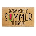 thumbnail image 1 of Door Mats Durable Front Welcome Mat Rugs for Living Room Summer Funny Doormat Watermelon Carpet Welcome Living Room Parties Mats Heavy Duty Non Slip Doormat for Front Door Entance Prime of Day 16x24IN, 1 of 5