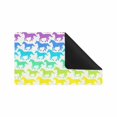 Door Mats Outdoor Entrance Rainbow Colors Horse Front Door Mat Indoor