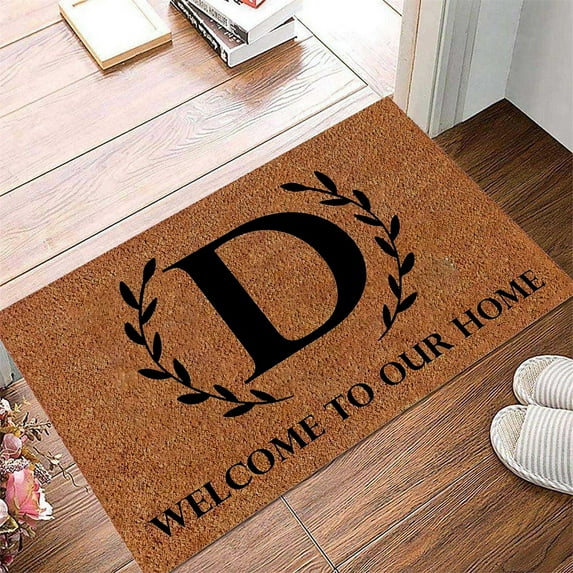 Door Mats Outdoor Outdoor Summer Door Mat Welcome Mat Monogram Door Mats Outdoor Porch Mats for Front Door Outside Deals of The Day Front Door Mats Outdoor for Front Door Outdoor 16 x 24 Inch