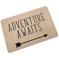 thumbnail image 1 of Door Mats Outdoor Summer Outdoor Decor Outdoor Welcome Mat Adventure Awaits Outdoor Mats for Front Door Prime Outside Door Mat for Indoor Outdoor Floor Washable Waterproof Entrance 16x24IN, 1 of 1