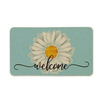 Door Mats Summer Doormat Welcome Mat for Front Door Home Decor Decorative Flowers Porch Mats for Front Door Outside Sales Today Clearance Outdoor Doormat for Indoor Outdoor Entrance 16x24IN