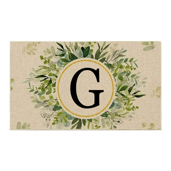 Door Mats Summer Outdoor Decor Outdoor Welcome Mat Monogrammed Door Mat Doormats for Outdoor Entrance Home Sales Today Clearance Front Door Mats for Outside Inside Entry Entryway 16 x 24 Inch