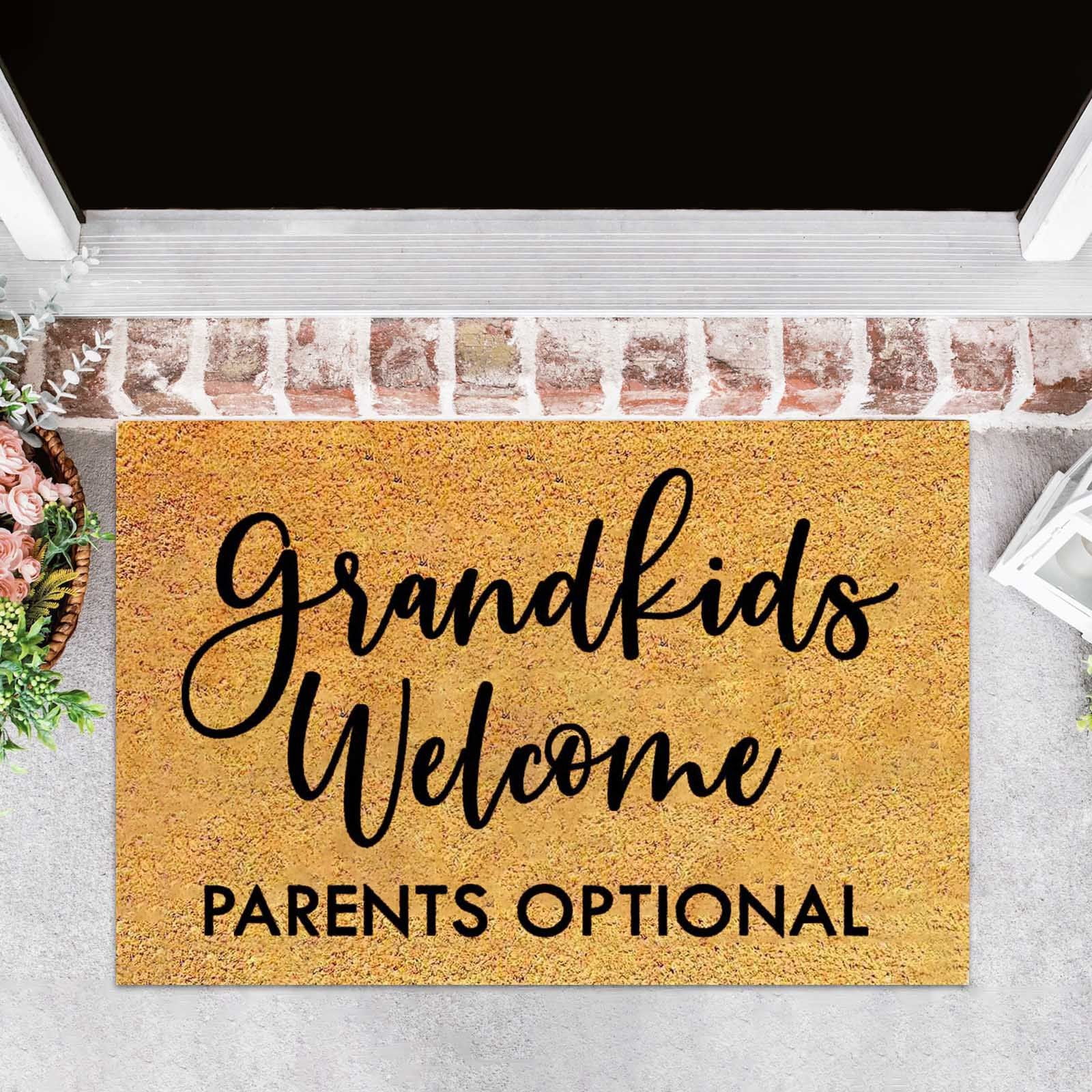 Door Matts Outdoors Entrance Cute Grandkids Door Mat Bathroom
