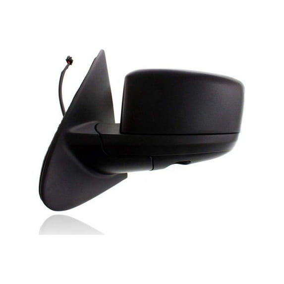 Door Mirror - Compatible/Replacement for '04-06 Ford Expedition - Heated, Powered Remote With Puddle Lamp, Without Signal Lamp, Black - Left Hand - Driver - 5L1Z17683AAA