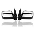 thumbnail image 1 of Door Mirror - Compatible/Replacement for '06-11 Ford Ranger Pickup 2/4WD - Manual, Chrome - Pair, Left Driver + Right Passenger Set - 8L5Z17682EA, 8L5Z17683EA, 1 of 2